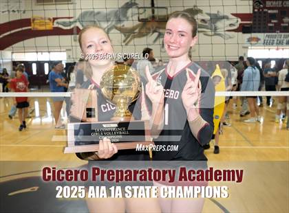 Thumbnail 3 in Anthem Prep vs Cicero Prep Academy (AIA 1A Final - Awards) photogallery.