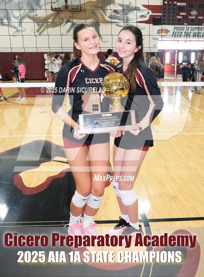 Thumbnail 1 in Anthem Prep vs Cicero Prep Academy (AIA 1A Final - Awards) photogallery.