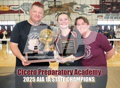 Thumbnail 3 in Anthem Prep vs Cicero Prep Academy (AIA 1A Final - Awards) photogallery.