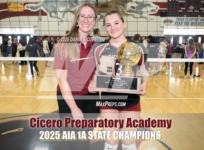 Thumbnail 3 in Anthem Prep vs Cicero Prep Academy (AIA 1A Final - Awards) photogallery.