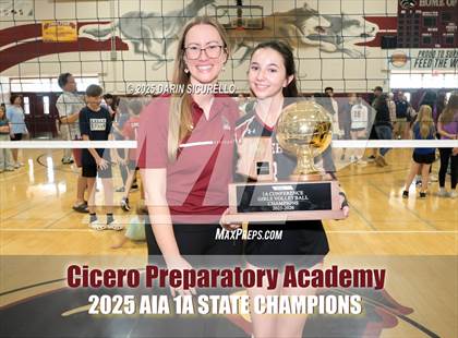 Thumbnail 2 in Anthem Prep vs Cicero Prep Academy (AIA 1A Final - Awards) photogallery.