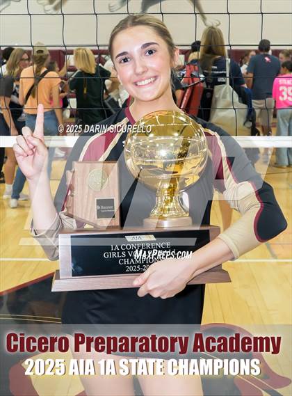 Thumbnail 2 in Anthem Prep vs Cicero Prep Academy (AIA 1A Final - Awards) photogallery.