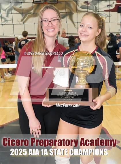 Thumbnail 2 in Anthem Prep vs Cicero Prep Academy (AIA 1A Final - Awards) photogallery.