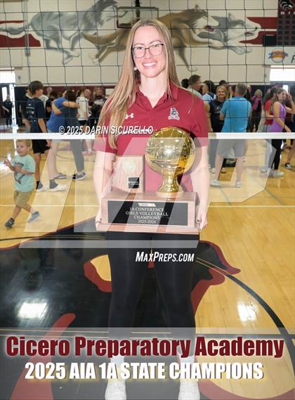 Thumbnail 2 in Anthem Prep vs Cicero Prep Academy (AIA 1A Final - Awards) photogallery.