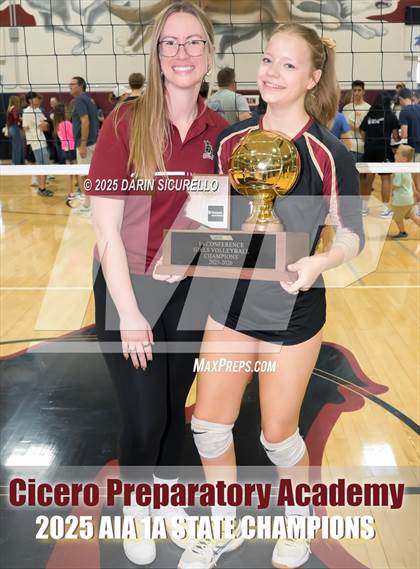 Thumbnail 3 in Anthem Prep vs Cicero Prep Academy (AIA 1A Final - Awards) photogallery.