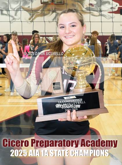 Thumbnail 3 in Anthem Prep vs Cicero Prep Academy (AIA 1A Final - Awards) photogallery.