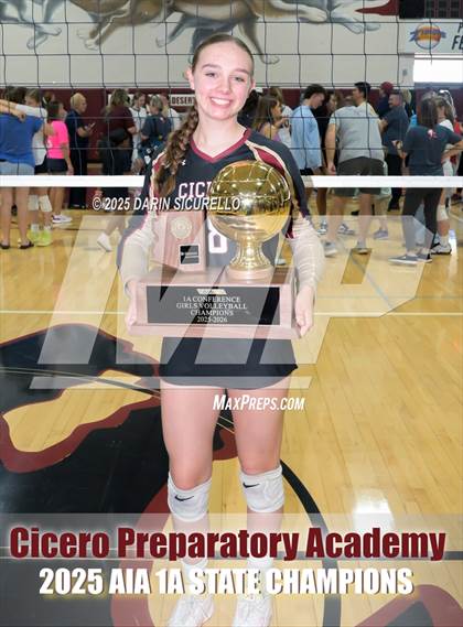 Thumbnail 3 in Anthem Prep vs Cicero Prep Academy (AIA 1A Final - Awards) photogallery.