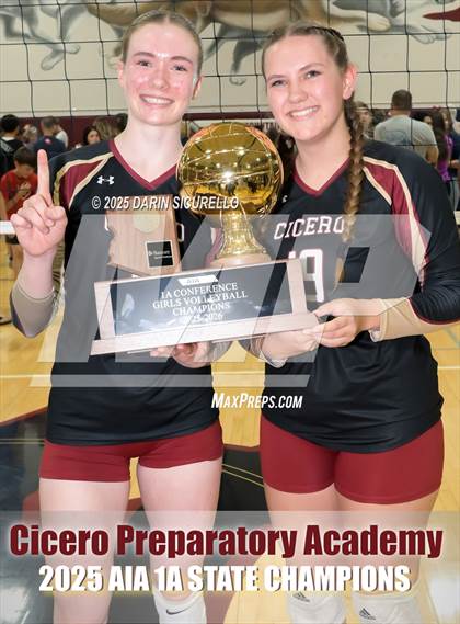 Thumbnail 1 in Anthem Prep vs Cicero Prep Academy (AIA 1A Final - Awards) photogallery.