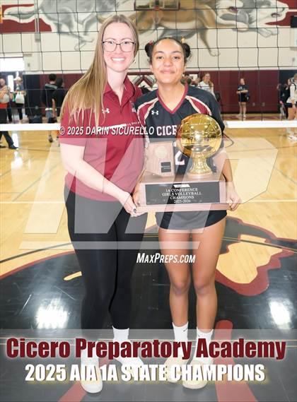 Thumbnail 1 in Anthem Prep vs Cicero Prep Academy (AIA 1A Final - Awards) photogallery.