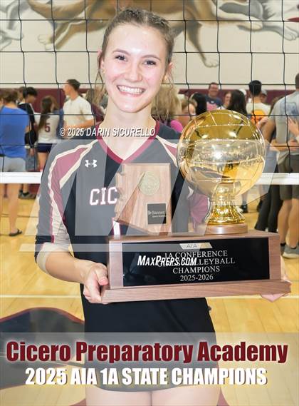 Thumbnail 3 in Anthem Prep vs Cicero Prep Academy (AIA 1A Final - Awards) photogallery.