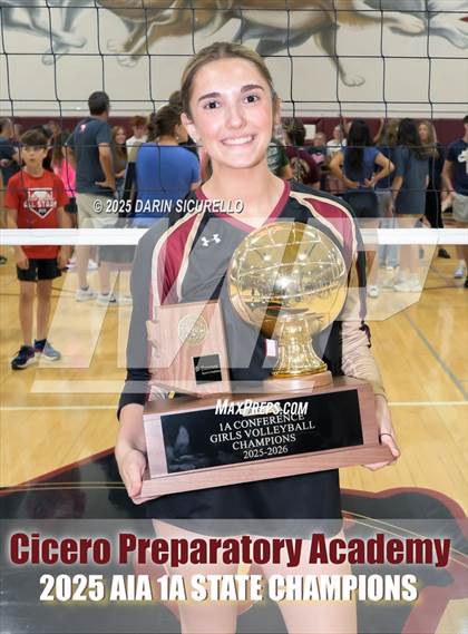 Thumbnail 2 in Anthem Prep vs Cicero Prep Academy (AIA 1A Final - Awards) photogallery.