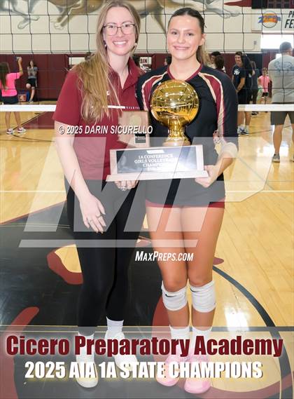 Thumbnail 3 in Anthem Prep vs Cicero Prep Academy (AIA 1A Final - Awards) photogallery.