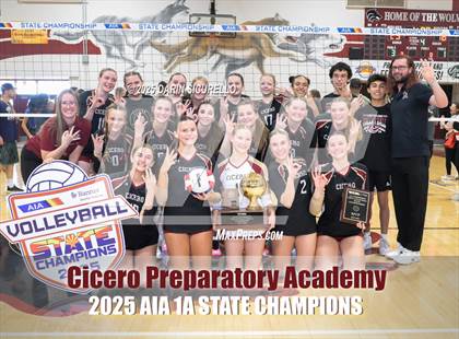 Thumbnail 3 in Anthem Prep vs Cicero Prep Academy (AIA 1A Final - Awards) photogallery.