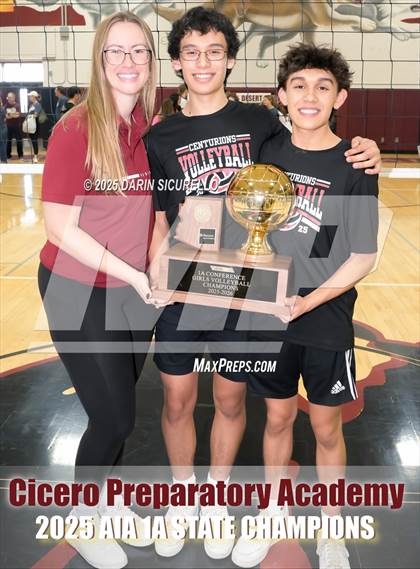 Thumbnail 3 in Anthem Prep vs Cicero Prep Academy (AIA 1A Final - Awards) photogallery.