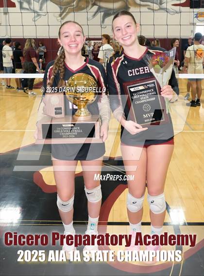 Thumbnail 2 in Anthem Prep vs Cicero Prep Academy (AIA 1A Final - Awards) photogallery.