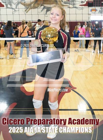 Thumbnail 2 in Anthem Prep vs Cicero Prep Academy (AIA 1A Final - Awards) photogallery.