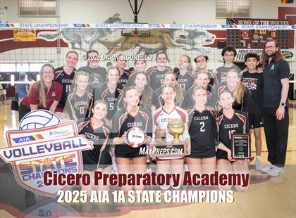 Thumbnail 1 in Anthem Prep vs Cicero Prep Academy (AIA 1A Final - Awards) photogallery.