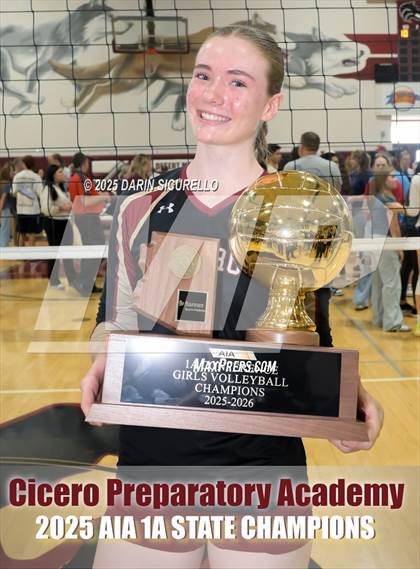 Thumbnail 1 in Anthem Prep vs Cicero Prep Academy (AIA 1A Final - Awards) photogallery.