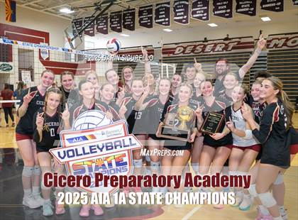 Thumbnail 2 in Anthem Prep vs Cicero Prep Academy (AIA 1A Final - Awards) photogallery.