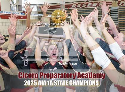 Thumbnail 3 in Anthem Prep vs Cicero Prep Academy (AIA 1A Final - Awards) photogallery.