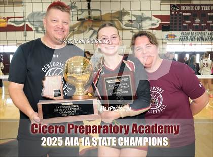 Thumbnail 2 in Anthem Prep vs Cicero Prep Academy (AIA 1A Final - Awards) photogallery.