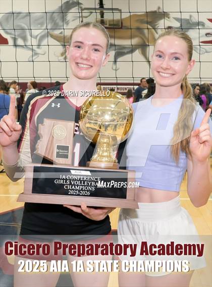 Thumbnail 3 in Anthem Prep vs Cicero Prep Academy (AIA 1A Final - Awards) photogallery.