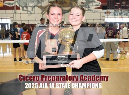 Thumbnail 2 in Anthem Prep vs Cicero Prep Academy (AIA 1A Final - Awards) photogallery.