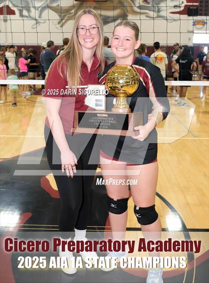 Thumbnail 3 in Anthem Prep vs Cicero Prep Academy (AIA 1A Final - Awards) photogallery.