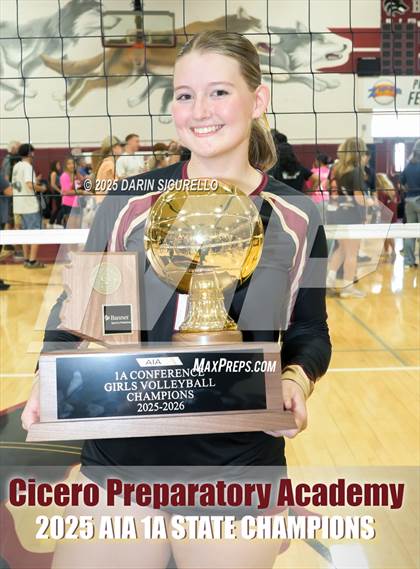 Thumbnail 3 in Anthem Prep vs Cicero Prep Academy (AIA 1A Final - Awards) photogallery.