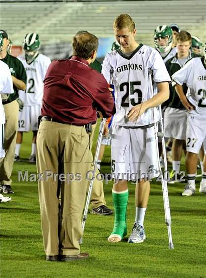 Thumbnail 2 in Lake Norman vs. Cardinal Gibbons (NCHSAA Final) photogallery.