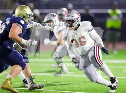 Thumbnail 3 in Rancho Verde vs. Notre Dame (SO) (CIF SS D2 Semifinal) photogallery.