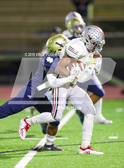 Thumbnail 3 in Rancho Verde vs. Notre Dame (SO) (CIF SS D2 Semifinal) photogallery.