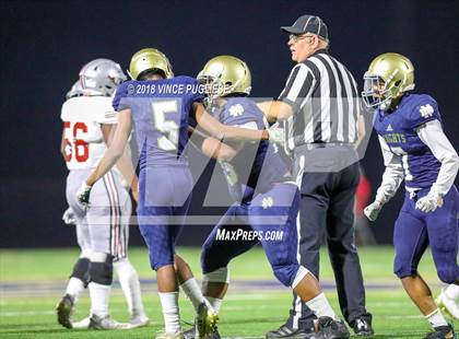 Thumbnail 2 in Rancho Verde vs. Notre Dame (SO) (CIF SS D2 Semifinal) photogallery.