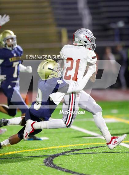 Thumbnail 3 in Rancho Verde vs. Notre Dame (SO) (CIF SS D2 Semifinal) photogallery.