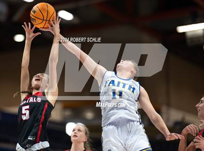 Thumbnail 2 in Faith Christian vs. Sacramento Adventist (CIF SJS D6 Final) photogallery.