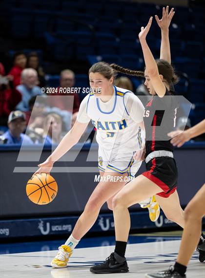 Thumbnail 2 in Faith Christian vs. Sacramento Adventist (CIF SJS D6 Final) photogallery.