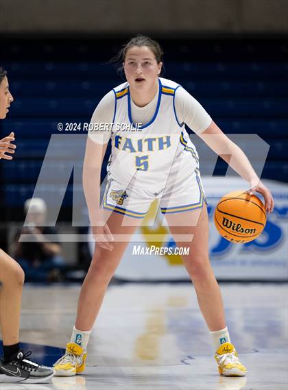 Thumbnail 1 in Faith Christian vs. Sacramento Adventist (CIF SJS D6 Final) photogallery.