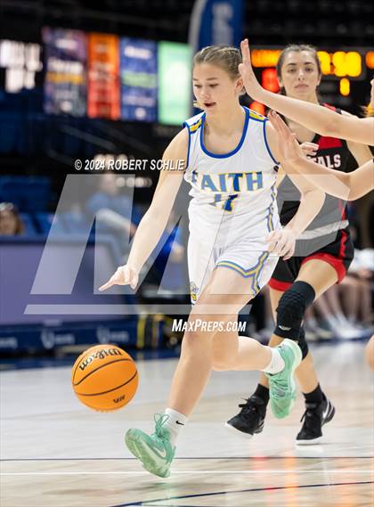 Thumbnail 2 in Faith Christian vs. Sacramento Adventist (CIF SJS D6 Final) photogallery.