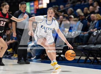 Thumbnail 1 in Faith Christian vs. Sacramento Adventist (CIF SJS D6 Final) photogallery.