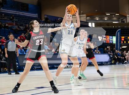 Thumbnail 2 in Faith Christian vs. Sacramento Adventist (CIF SJS D6 Final) photogallery.