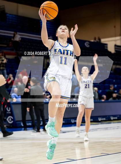 Thumbnail 1 in Faith Christian vs. Sacramento Adventist (CIF SJS D6 Final) photogallery.