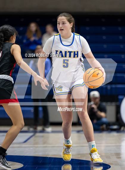Thumbnail 1 in Faith Christian vs. Sacramento Adventist (CIF SJS D6 Final) photogallery.