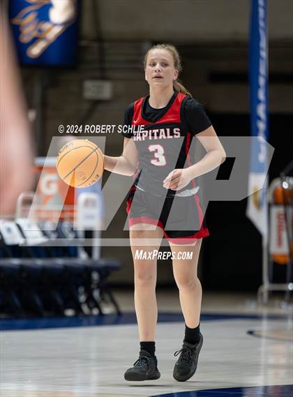 Thumbnail 3 in Faith Christian vs. Sacramento Adventist (CIF SJS D6 Final) photogallery.