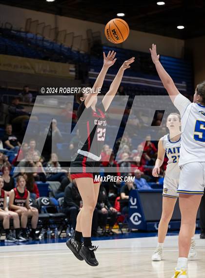 Thumbnail 1 in Faith Christian vs. Sacramento Adventist (CIF SJS D6 Final) photogallery.