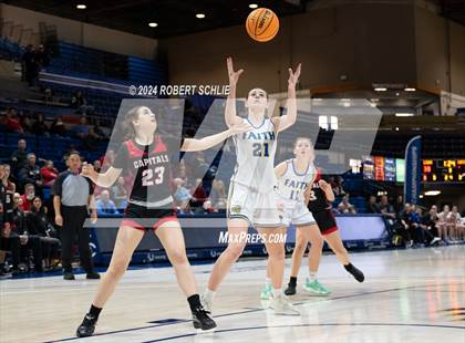 Thumbnail 1 in Faith Christian vs. Sacramento Adventist (CIF SJS D6 Final) photogallery.