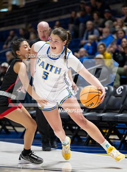 Thumbnail 3 in Faith Christian vs. Sacramento Adventist (CIF SJS D6 Final) photogallery.