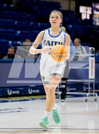 Thumbnail 3 in Faith Christian vs. Sacramento Adventist (CIF SJS D6 Final) photogallery.
