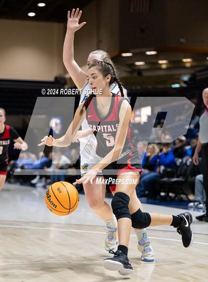 Thumbnail 3 in Faith Christian vs. Sacramento Adventist (CIF SJS D6 Final) photogallery.