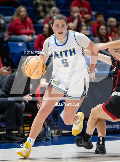 Thumbnail 2 in Faith Christian vs. Sacramento Adventist (CIF SJS D6 Final) photogallery.