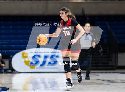 Thumbnail 2 in Faith Christian vs. Sacramento Adventist (CIF SJS D6 Final) photogallery.